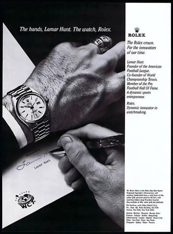 Alte Rolex Anzeige (Nr. 4)