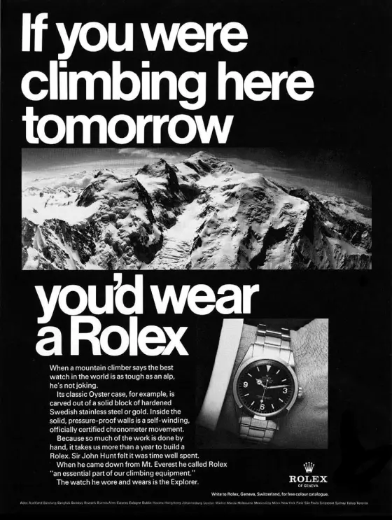 Alte Rolex Anzeige (Nr. 14)