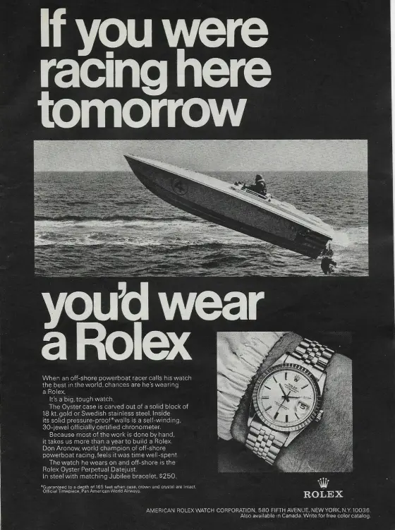 Alte Rolex Anzeige (Nr. 15)