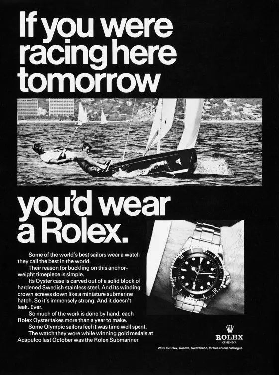 Alte Rolex Anzeige (Nr. 16)