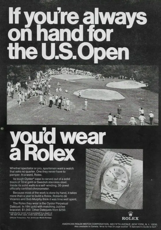 Alte Rolex Anzeige (Nr. 20)