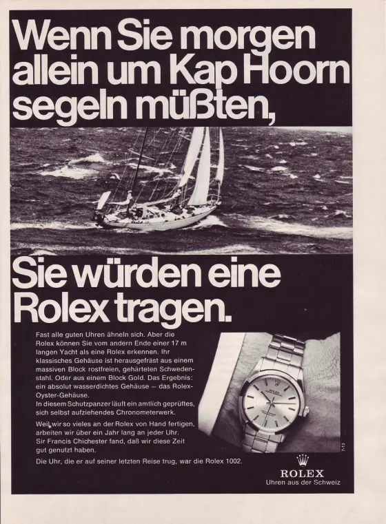 Alte Rolex Anzeige (Nr. 23)