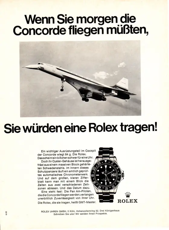 Alte Rolex Anzeige (Nr. 26)