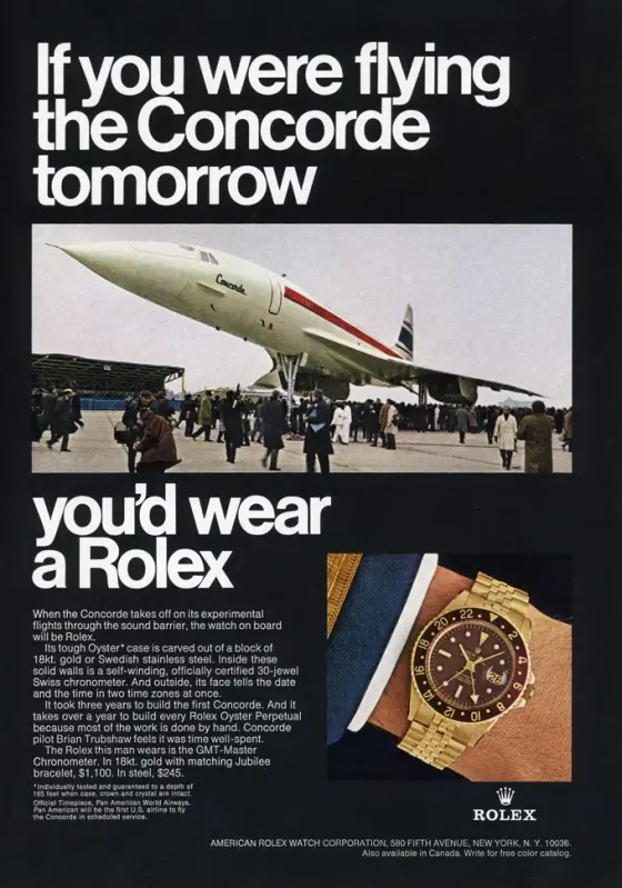 Alte Rolex Anzeige (Nr. 28)