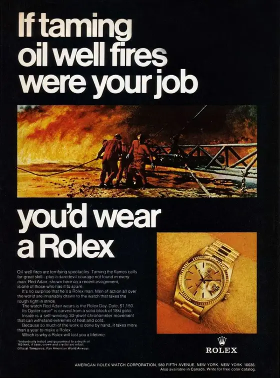 Alte Rolex Anzeige (Nr. 29)