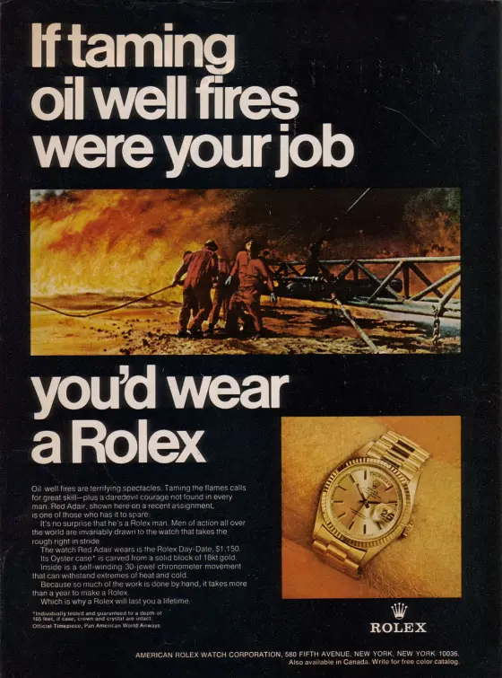 Alte Rolex Anzeige (Nr. 30)