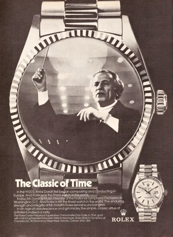 Alte Rolex Anzeige (Nr. 35)