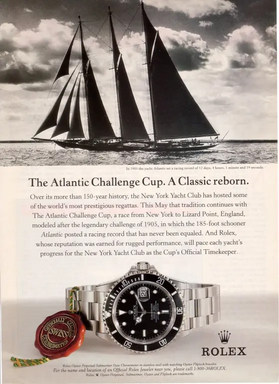 Alte Rolex Anzeige (Nr. 49)