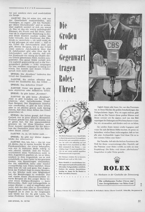 Alte Rolex Anzeige (Nr. 51)