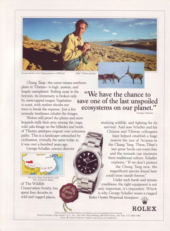 Alte Rolex Anzeige (Nr. 70)