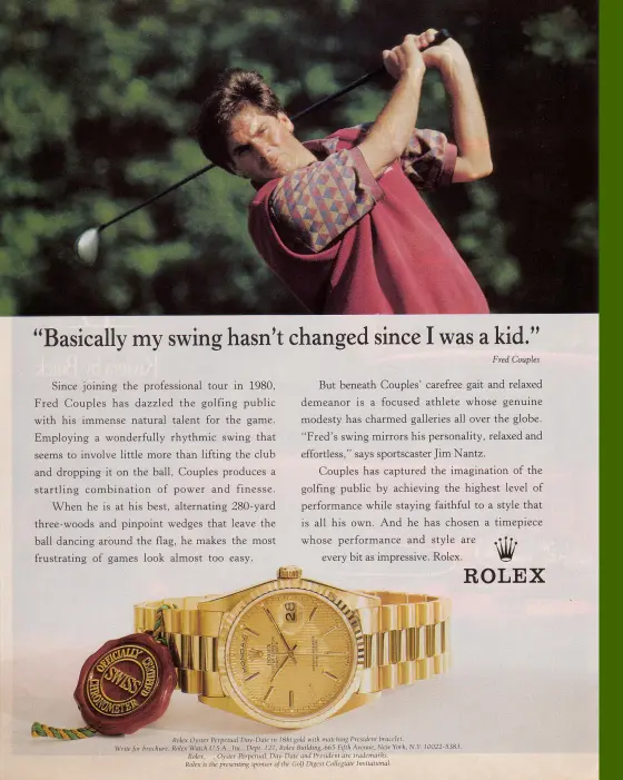 Alte Rolex Anzeige (Nr. 83)