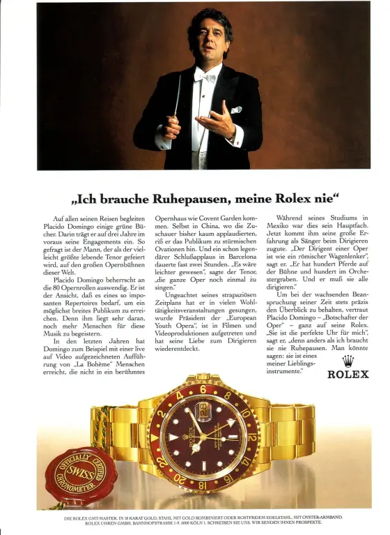 Alte Rolex Anzeige (Nr. 86)