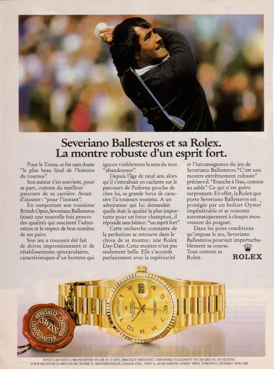 Alte Rolex Anzeige (Nr. 88)
