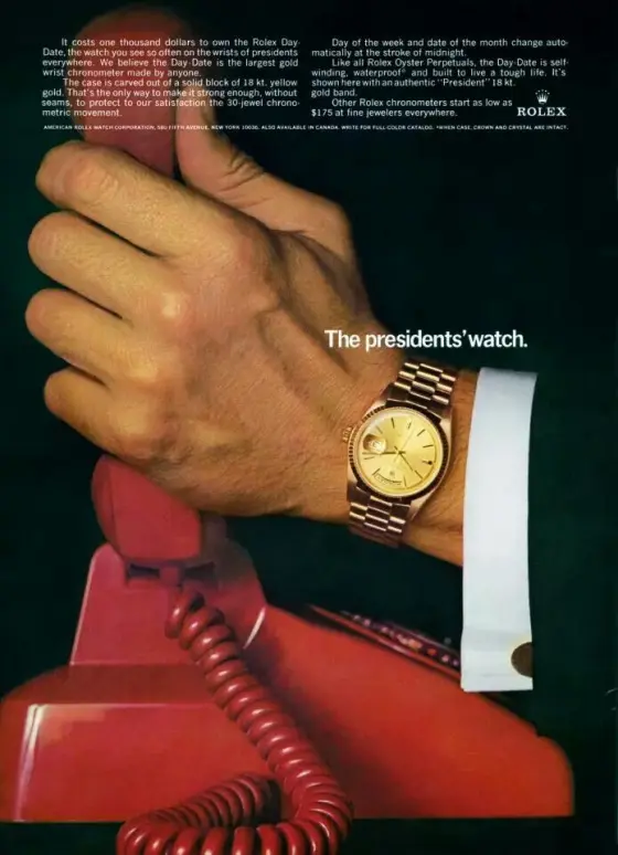 Alte Rolex Anzeige (Nr. 90)