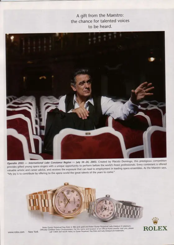 Alte Rolex Anzeige (Nr. 99)