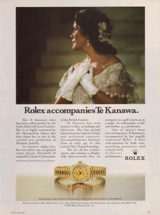 Alte Rolex Anzeige (Nr. 104)