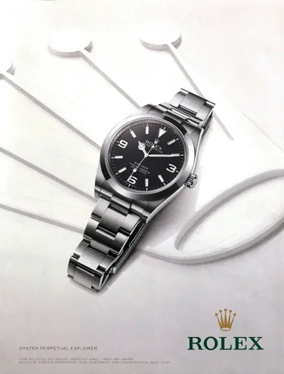 Alte Rolex Anzeige (Nr. 118)
