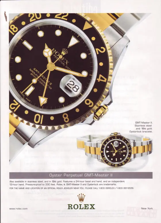 Alte Rolex Anzeige (Nr. 119)