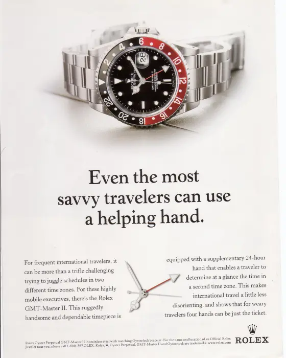 Alte Rolex Anzeige (Nr. 122)