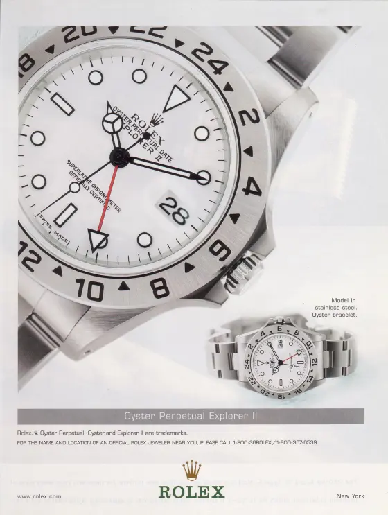 Alte Rolex Anzeige (Nr. 124)