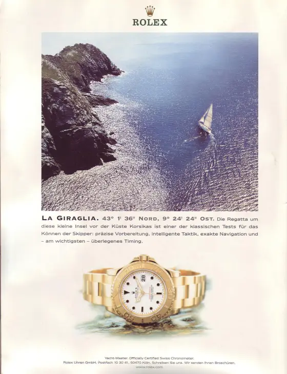 Alte Rolex Anzeige (Nr. 126)