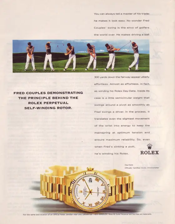 Alte Rolex Anzeige (Nr. 131)