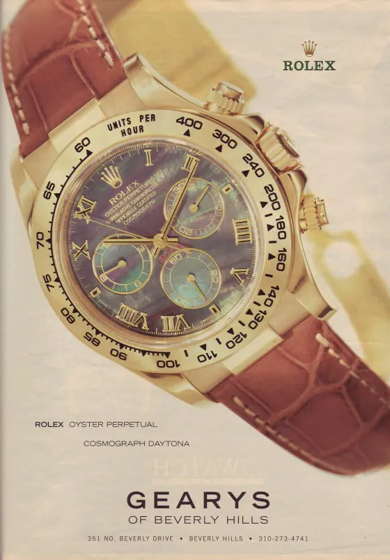 Alte Rolex Anzeige (Nr. 134)