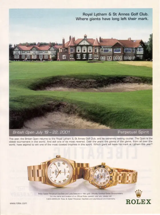 Alte Rolex Anzeige (Nr. 147)