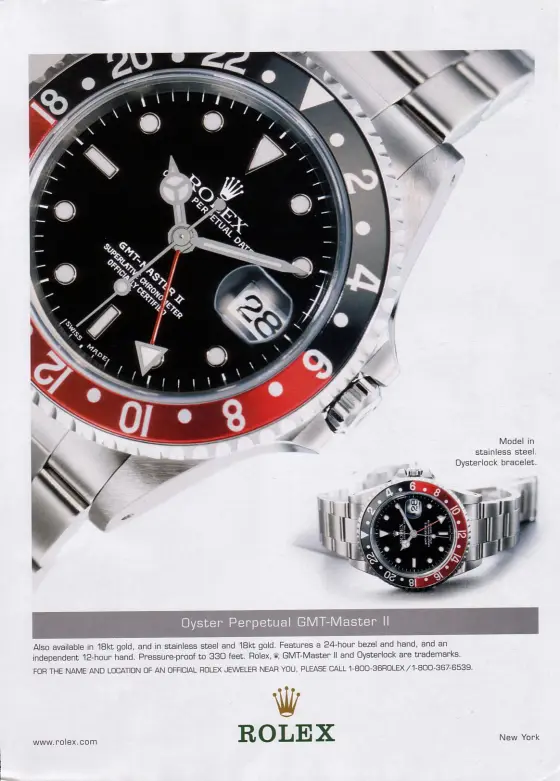 Alte Rolex Anzeige (Nr. 152)