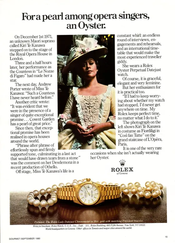 Alte Rolex Anzeige (Nr. 156)