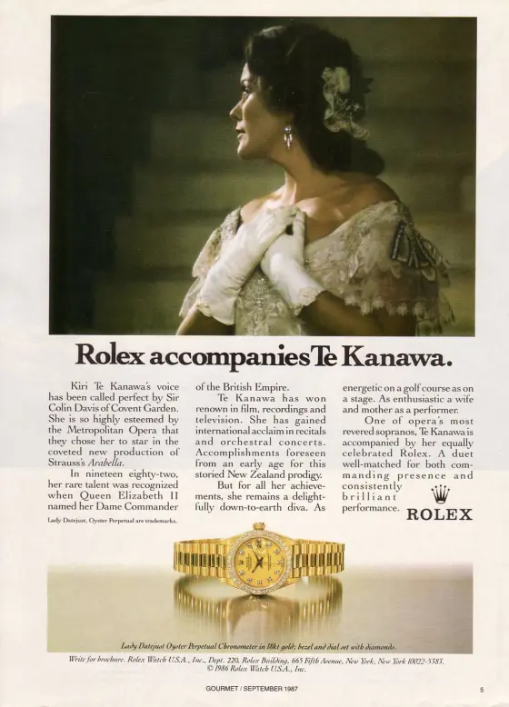Alte Rolex Anzeige (Nr. 158)