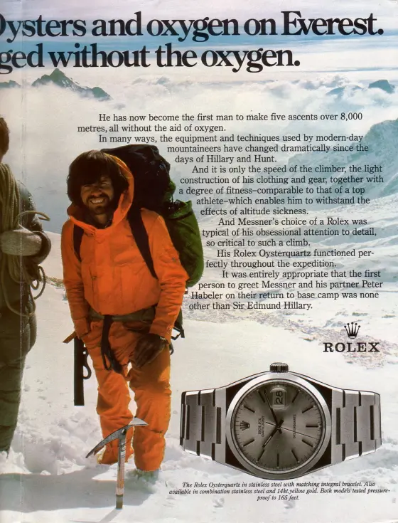 Alte Rolex Anzeige (Nr. 162)