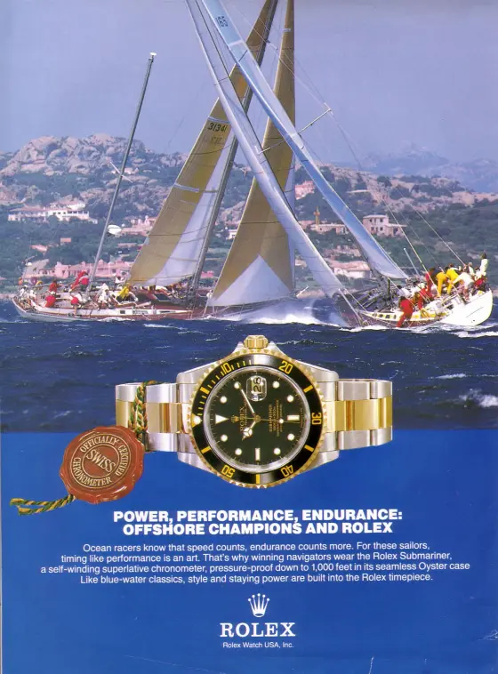 Alte Rolex Anzeige (Nr. 174)