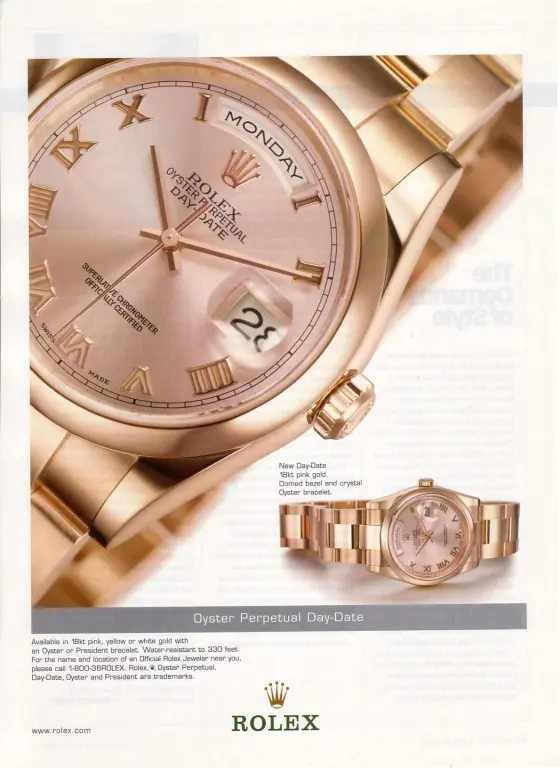 Alte Rolex Anzeige (Nr. 179)