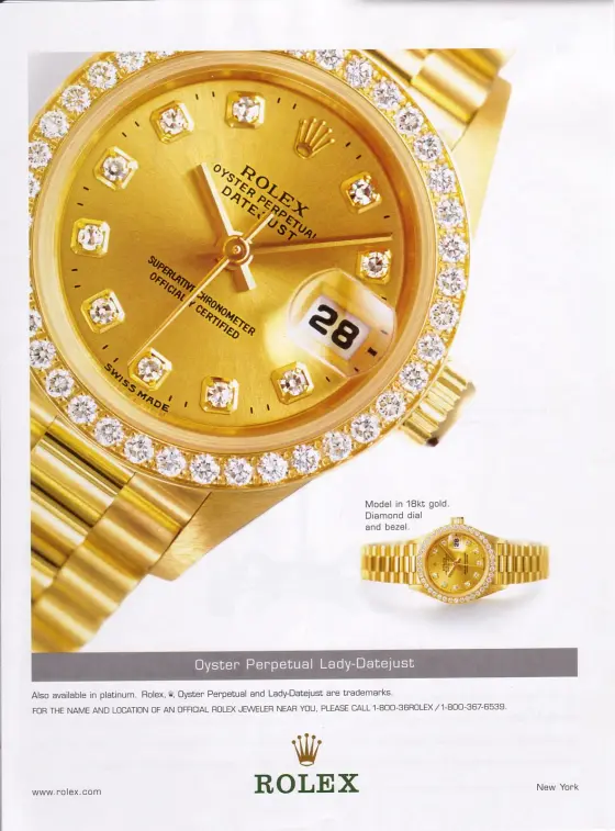 Alte Rolex Anzeige (Nr. 181)