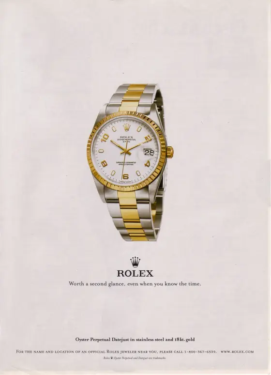 Alte Rolex Anzeige (Nr. 183)
