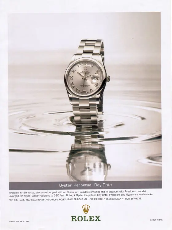 Alte Rolex Anzeige (Nr. 184)
