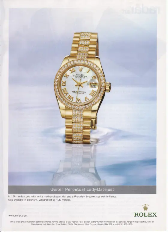 Alte Rolex Anzeige (Nr. 186)