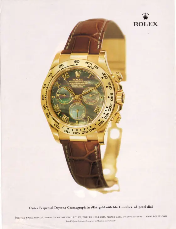 Alte Rolex Anzeige (Nr. 188)