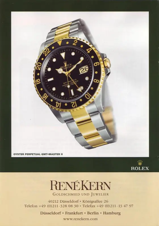 Alte Rolex Anzeige (Nr. 206)