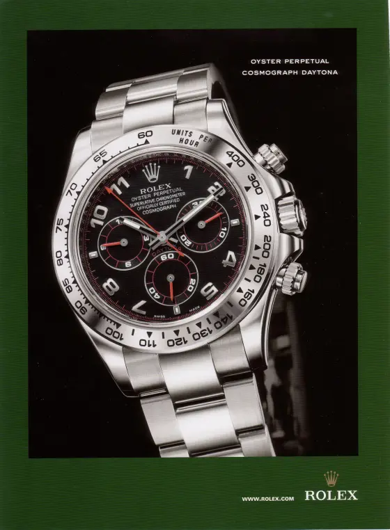 Alte Rolex Anzeige (Nr. 209)