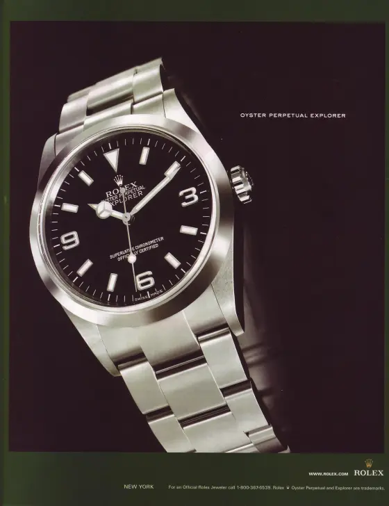 Alte Rolex Anzeige (Nr. 211)
