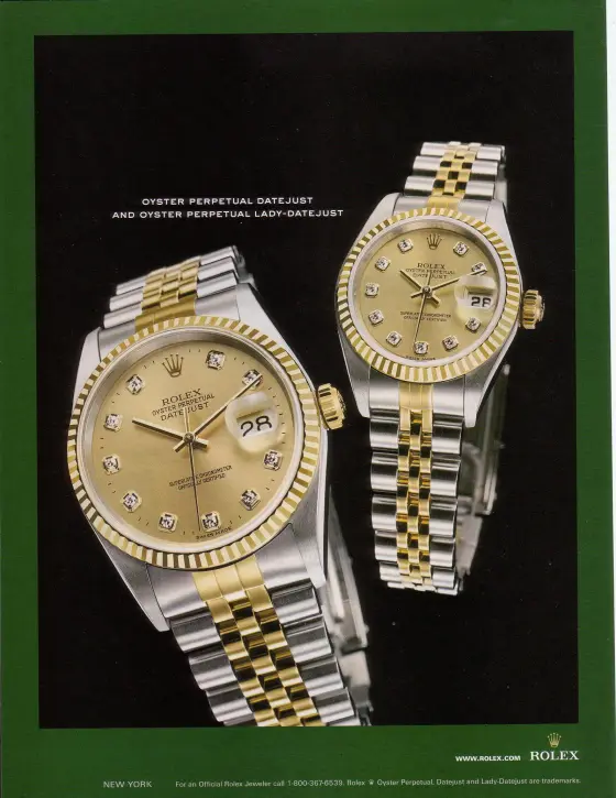 Alte Rolex Anzeige (Nr. 224)