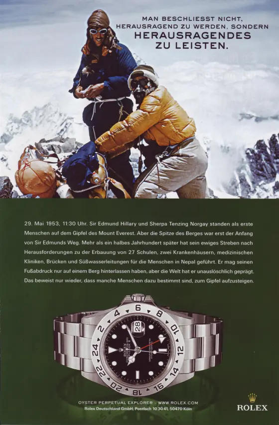 Alte Rolex Anzeige (Nr. 245)