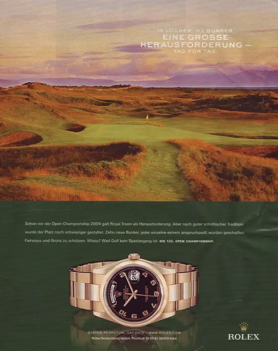 Alte Rolex Anzeige (Nr. 247)