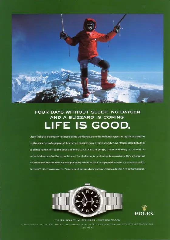 Alte Rolex Anzeige (Nr. 257)