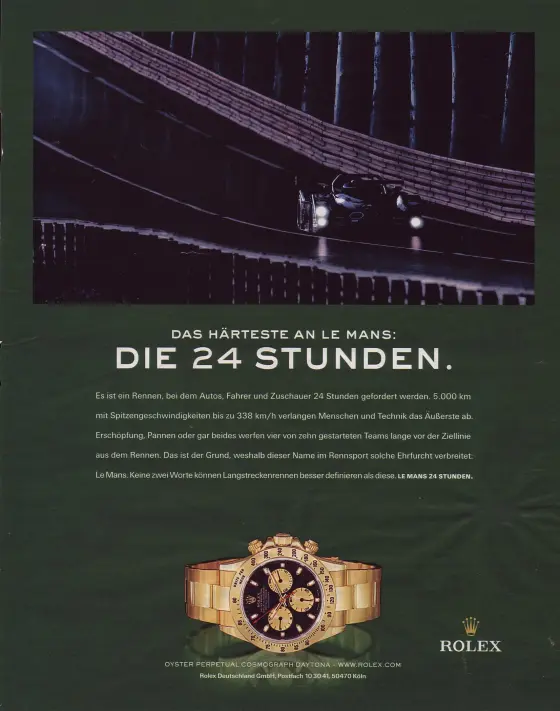 Alte Rolex Anzeige (Nr. 272)