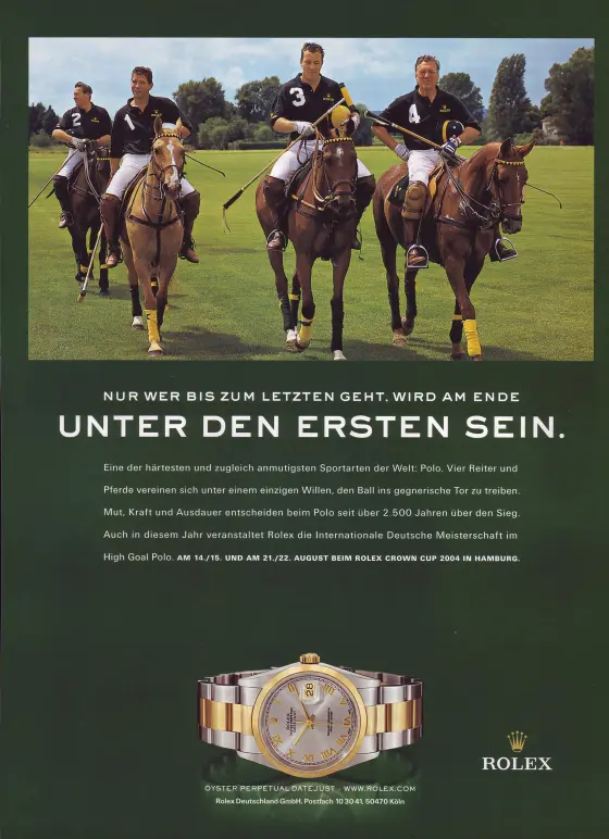 Alte Rolex Anzeige (Nr. 277)