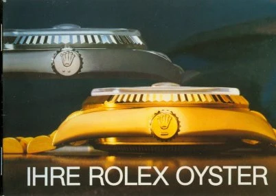 Cover of the booklet Ihre Rolex Oyster, 1988 edition