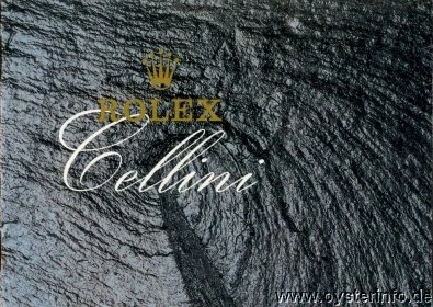 Cover of the booklet Rolex Cellini, date unknown edition